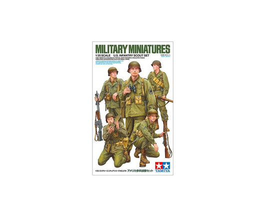 TamIYA 1/35 WWII U.S Infantry Scout Set 5 Figures