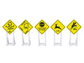 Unique Railroad Signs 5-Pack #2 by Lionel in O Scale