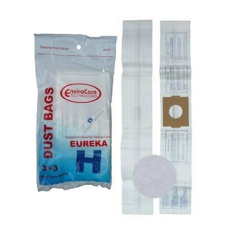 3 EUREKA H Canister Vacuum Bags by Envirocare.