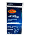 3 Pack EUREKA Cn-2 Vacuum Bags by Envircare Series 6830 Team Canister Electric Vacuum Cleaners 1990a 1990 6830 6831 6830