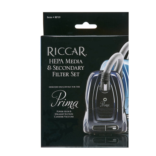 Riccar Hepa Media and Secondary Filter Set for the Prima Canister Vacuum RF19