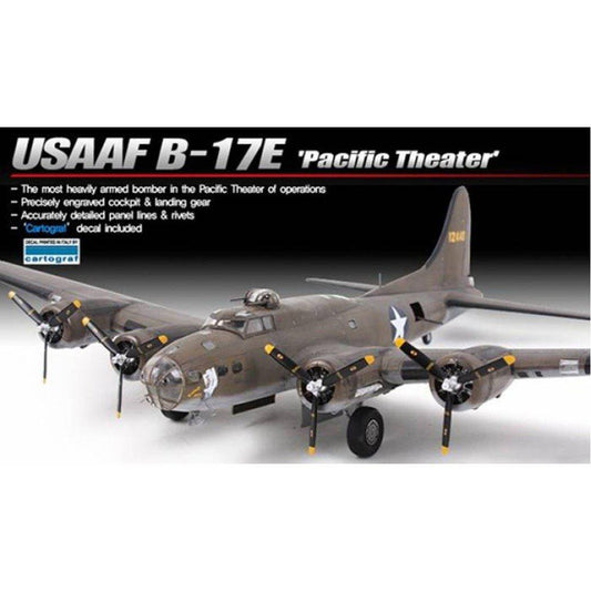 Academy 12533 B-17E Flying Fortress USAAF 'Pacific Theater' 1/72 Scale Model Kit