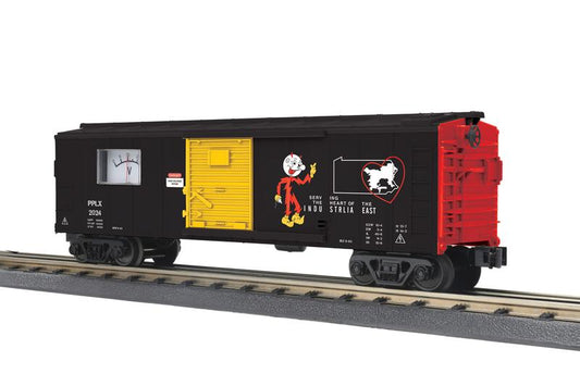 Rail King by MTH Pennsylvania Power & Light Box Car with Power Meter O Scale