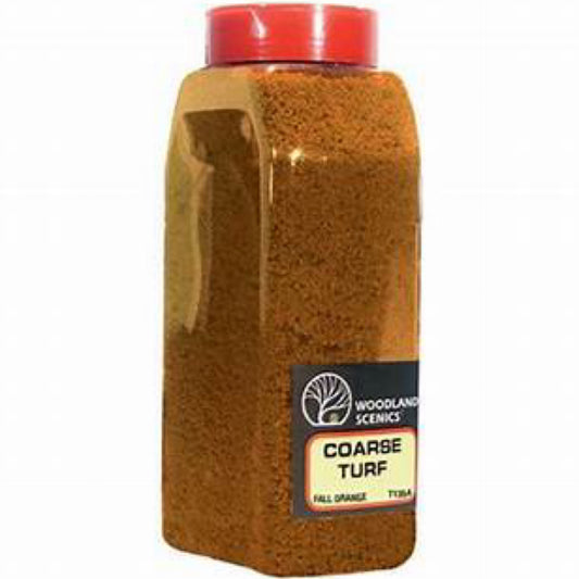 Coarse Turf-Fall Orange Shaker Woodland Scenics T1354