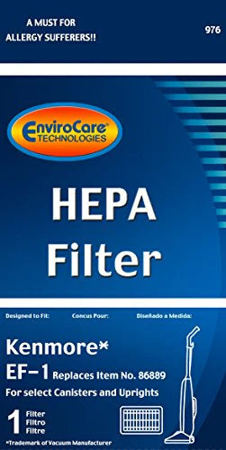 EnviroCare Sears  Kenmore Hepa Filter Replacement 86889 20-86889 EF-1