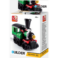 Sluban Green Train Engine Building Brick Kit (54 pcs) No. M38-B0598B