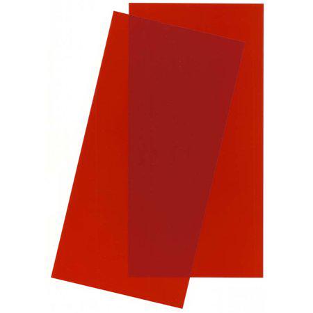 Evergreen Scale Models Red Transparent Sheet 6x12x.010 2 pc EVG9901 Plastic Building Supplies