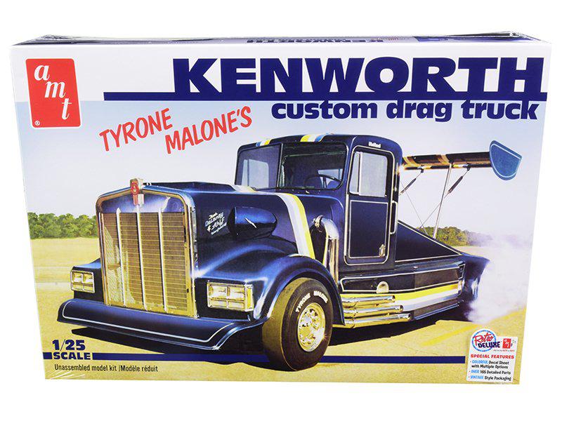 AMT AMT1157 Skill 3 Model Kit Tyrone Malones Kenworth Custom Drag Truck 1 by 25 Scale Model