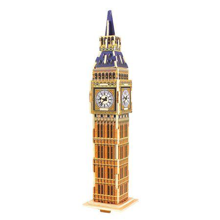Hands Craft DIY 3D Wooden Puzzle – Big Ben Architecture NO. MJ204