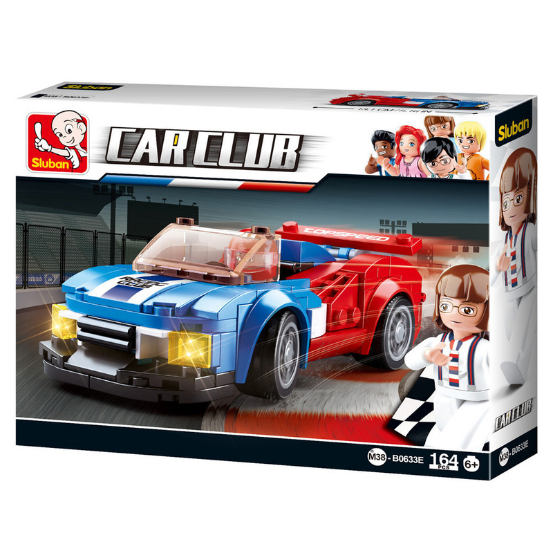 Sluban Car Club Building Brick Kit, Butterfly (164 Pcs) No. M38-B0633E