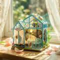 Hands Craft DIY Miniature House Kit: Tea Loft Cottage No. MIN107