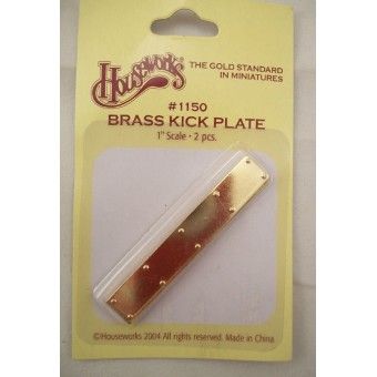 Dollhouse Miniature Door Kick Plate, Pkg of 2 HW1150 1:12 Scale
