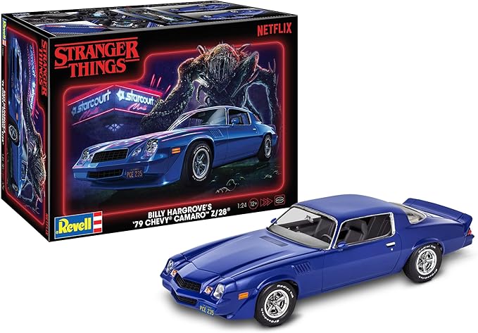 Level 4 Model Kit Billy Hargroves 1979 Chevrolet Camaro Z/28 "Stranger Things" (2016-Current) TV Series 1/24 Scale Model by Revell