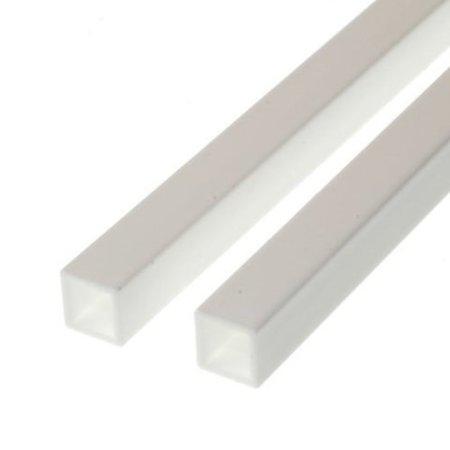 Evergreen Scale Models Square Tubing 1/4 2 EVG254 Plastic Building Supplies