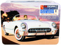 Skill 2 Model Kit 1953 Chevrolet Corvette PS (united States Postal Service) Themed Collectible Tin 1/25 Scale Model by AMT