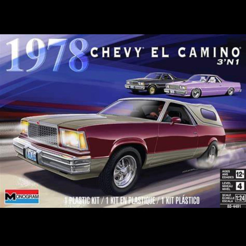 Monogram 1978 Chevy El Camino 3’N 1