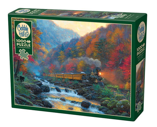 Cobble Hill 1000 Piece Puzzle - Smoky Train