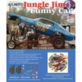 Atlantis Models AANH1440 1-25 Scale Funny Car Plastic Figures for 1971 Jungle Jim Camaro