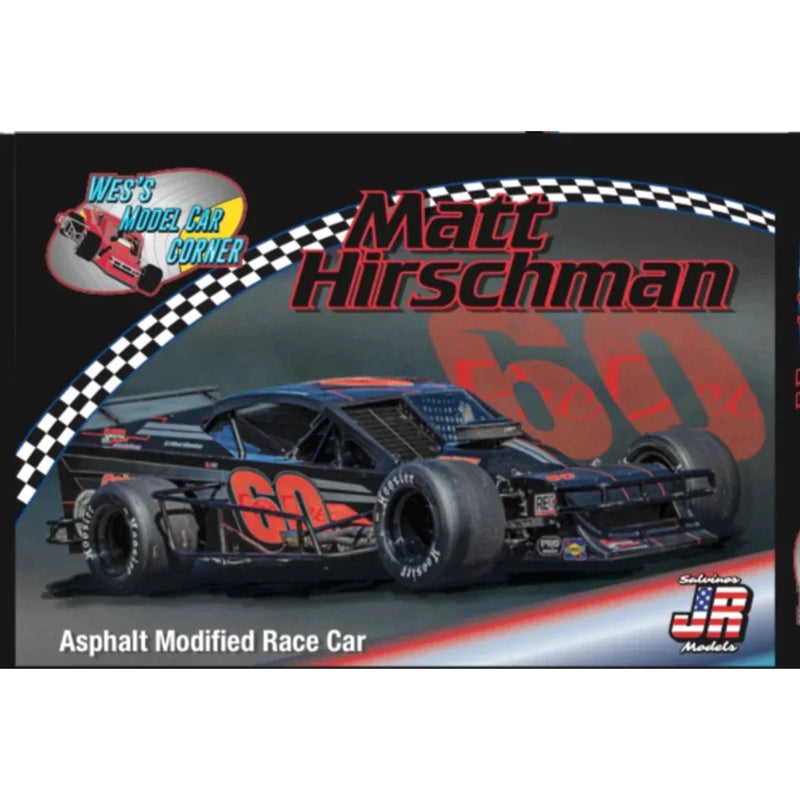 Asphalt Modified Stock Car Matt Hirschman 60 Pee Dee Black 1:25 Model Car Kit