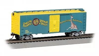 Bachmann Trains - Ringling Bros. and Barnum & Bailey - Giraffe Box Car - HO Scale
