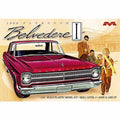 1965 Plymouth Belvedere 2 Door Coupe 1/25 Scale Plastic Model Kit by Mobius
