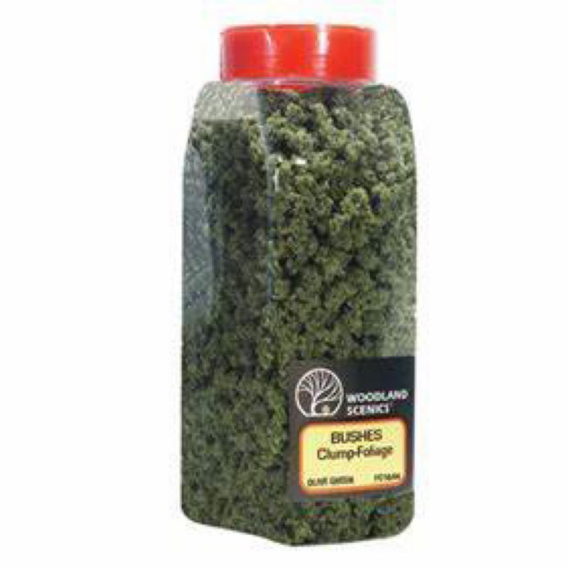 Woodland Scenics Bushes-Olive Green Shaker