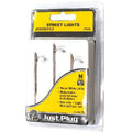 Just Plug Woodland Scenics N Scale Street Lights Wooden Pole