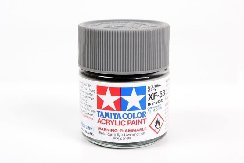 TamIYA Acrylic XF-53 Flat Neutral Gray 23ml Tam81353