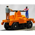 M.T.H. Electric Trains MTH Railking Maintenance of Way (Orange) Operating Hand Car Mow 30-5236
