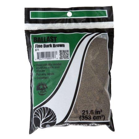 Woodland Scenics B71 Ballast Fine Dark Brown