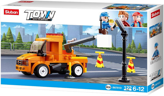 Sluban Town City Cleaner Vehicle Set 122 Piece No. M38B0781D