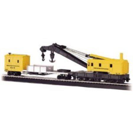 Bachmann Trains 16114 Pennsylvania Ho 250 Ton Steam Crane and Boom Tender