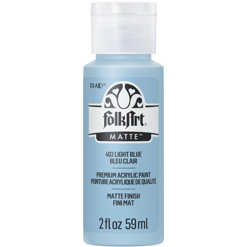 FolkArt Matte Acrylic Paint 2 oz: Light Blue