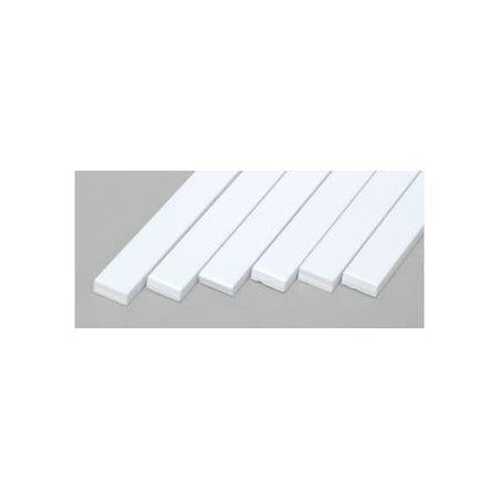 Evergreen Scale Models Strip .100 x .250 6 EVG179 Plastic Building Supplies
