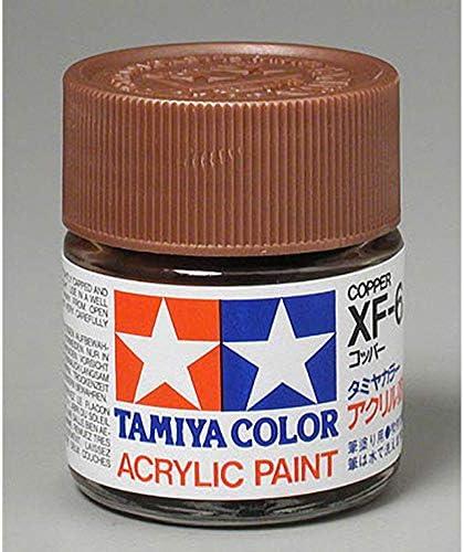 TamIYA Acrylic XF6 Flat Copper Tam81306 Plastics Paint Acrylic