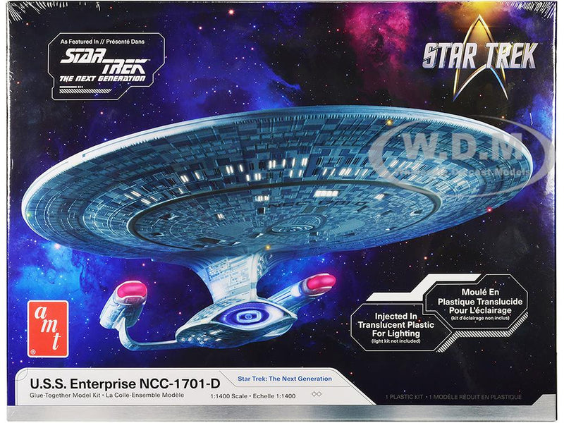 1429M 1 to 1400 Scale U.S.S. Enterprise NCC-1701-D Space Ship Star Trek the Next Generation 1987-1994 TV Series Model Skill 2 Model Kit