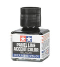 Tamiya Panel Line Accent Color 40ml Black Tam87131 Plastics Paint Enamels