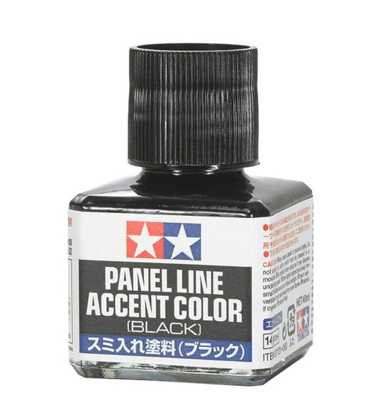 TamIYA Panel Line Accent Color 40ml Black Tam87131 Plastics Paint Enamels