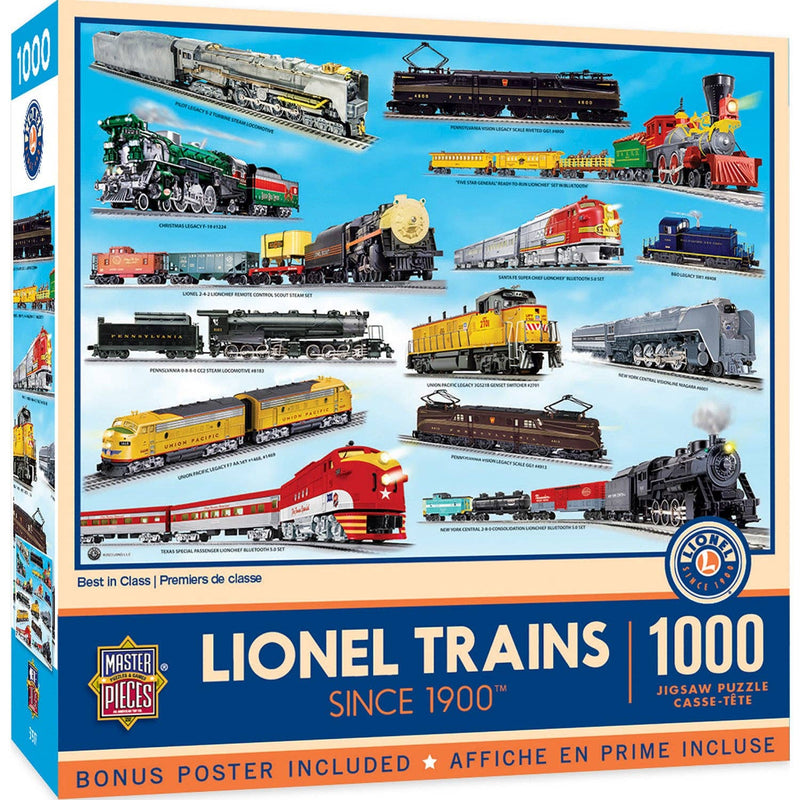 Master Pieces Lionel Trains - Best in Class 1000 Piece Puzzle