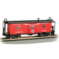 Bachmann-Steel Bay Window Caboose with Roof Walk