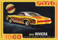 AMT 1969 Buick Riviera 1/25th Scale Plastic Model No. AMT1486