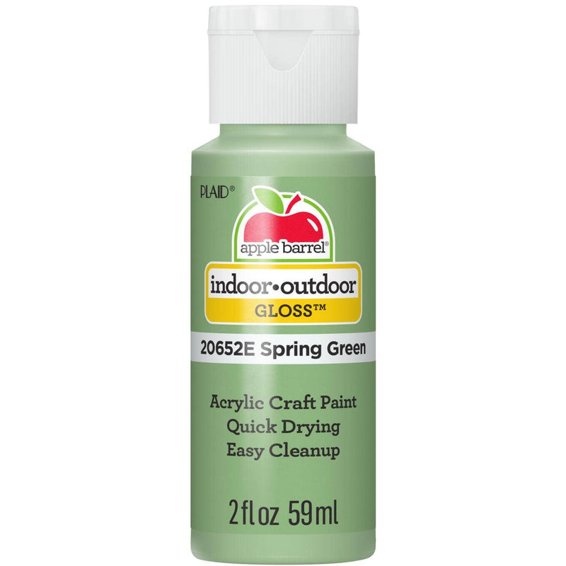 Apple Barrel Gloss Acrylic Paint: Spring Green, 2 oz