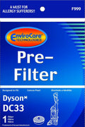 Envirocare Replacement Pre Motor Filter Designed to Fit Dyson DC33 Multi Floor Uprights