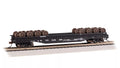 Bachmann Trains - 52 ' Wheel Flatcar with Wheel Load - New York Central #X-29499 - HO  Scale