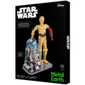 Metal Earth 3D Metal Model Kit Star Wars R2-D2 & C-3PO Box Set