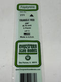 Evergreen Scale Models Triangle Rod .030" No. EVG771