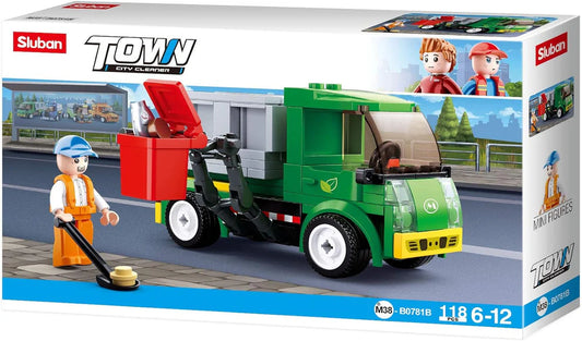 Sluban Town City Cleaner Vehicle Set 118 Piece No. M38B0781B