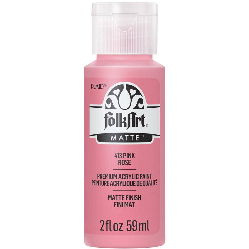 FolkArt Matte Acrylic Paint 2 oz: Pink
