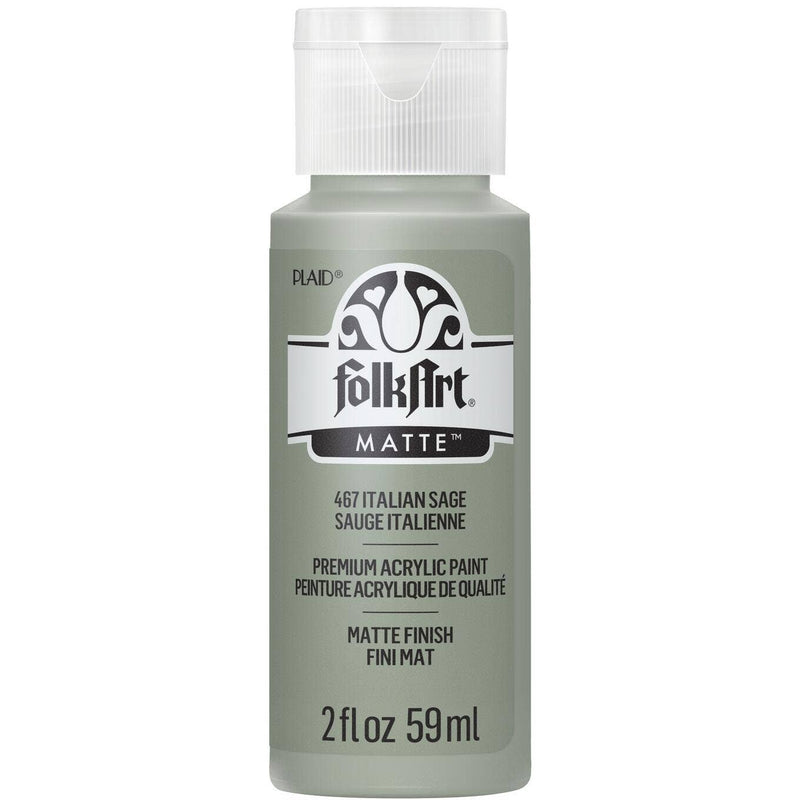 FolkArt Matte Acrylic Paint 2 oz: Italian Sage