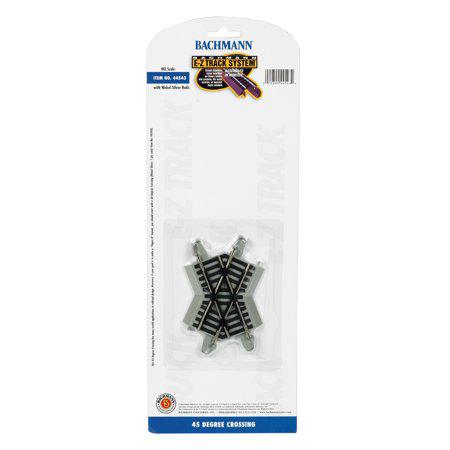 HO 45° Crossing Nickel Silver Track (1/CD)